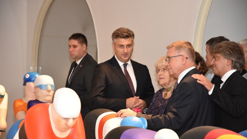 Predsjednik Vlade Andrej Plenković otvorio izložbu ''Vasko Lipovac – Retrospektiva''